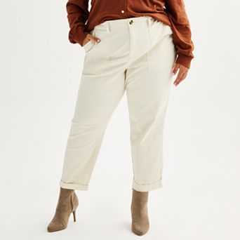 Plus Size Sonoma Goods For Life® Utility Straight Leg Pants