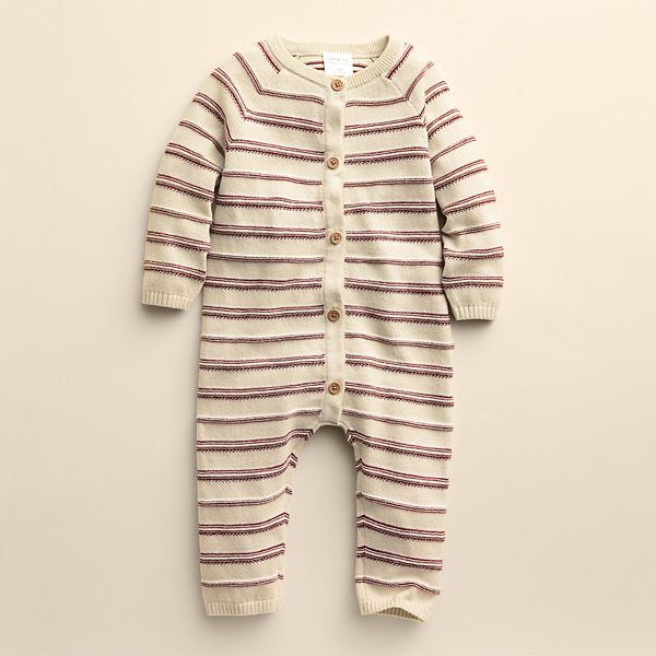 Baby Little Co. by Lauren Conrad Sweater Romper - Graceful Beige (18 MONTHS)