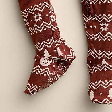 Baby Little Co. by Lauren Conrad Snug-Fit Footed Pajamas With Grippers
