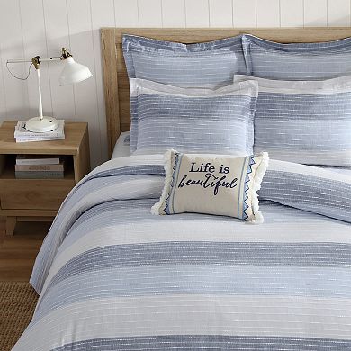 Levtex Home Sand Stripes Duvet Cover Set