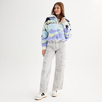 Juniors' SO® Low-Rise Wide Leg Cargo Pants