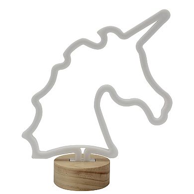 The Big One Kids LED Neon Light-Up Unicorn Silhouette Table Decor