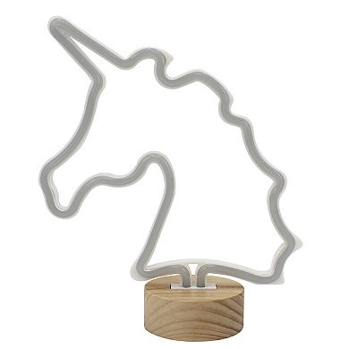 The Big One Kids LED Neon Light-Up Unicorn Silhouette Table Decor