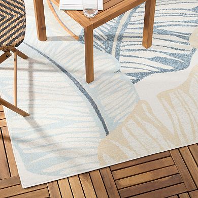 Tommy Bahama Cay Palm Fronds Indoor Outdoor Area Rug
