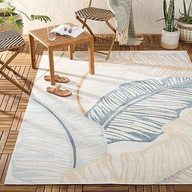 Tommy Bahama Cay Palm Fronds Indoor Outdoor Area Rug