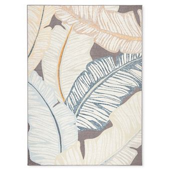 Tommy Bahama Cay Palm Fronds Indoor Outdoor Area Rug