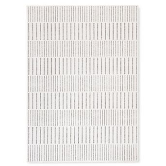 Tommy Bahama Poolside Offset Stripe Indoor Outdoor Area Rug