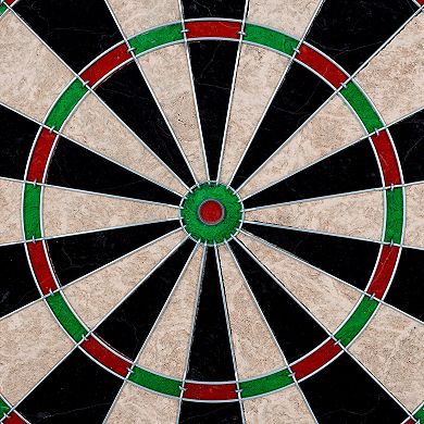 Trademark Games Beveled Pine Wood Dartboard Cabinet Set