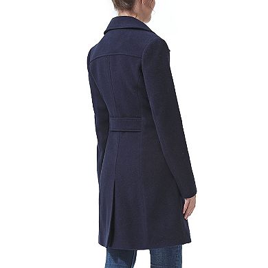 Plus Size Bgsd Anna Wool Blend Walking Coat