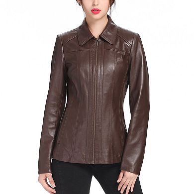 Plus Size Bgsd Ellen Leather Jacket