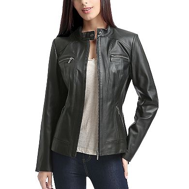 Plus Size Bgsd Mila Leather Jacket