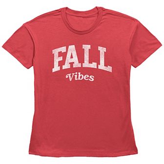 Juniors' Fall Vibes Graphic Tee