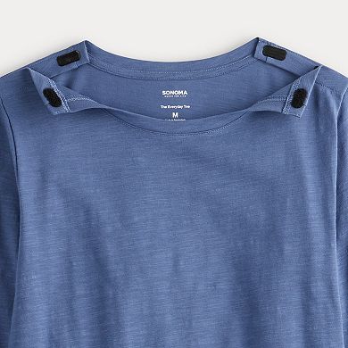 Women's Sonoma Goods For Life Adaptive Everyday Long Sleeve Crewneck T-Shirt