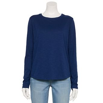 Women's Sonoma Goods For Life® Adaptive Everyday Long Sleeve Crewneck T-Shirt