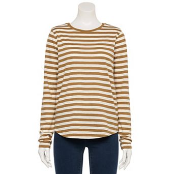 Women's Sonoma Goods For Life® Adaptive Everyday Long Sleeve Crewneck T-Shirt