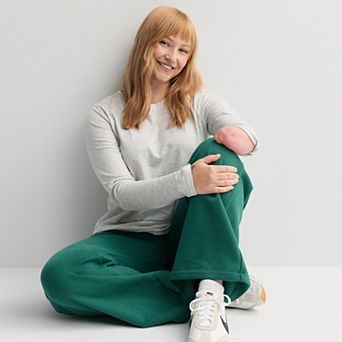 Women's Sonoma Goods For Life® Adaptive Everyday Long Sleeve Crewneck T-Shirt