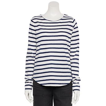 Women's Sonoma Goods For Life® Adaptive Everyday Long Sleeve Crewneck T-Shirt