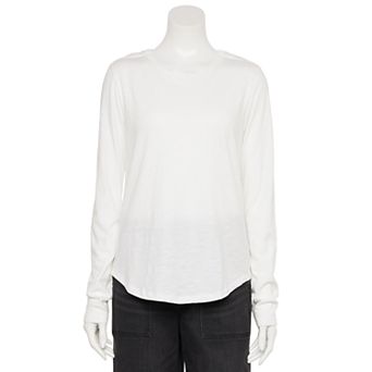 Women's Sonoma Goods For Life® Adaptive Everyday Long Sleeve Crewneck T-Shirt
