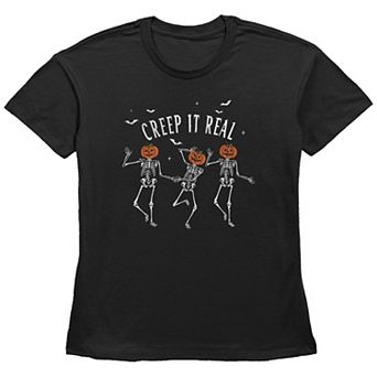 Juniors' Creep It Real Graphic Tee