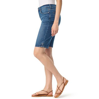 Womens Shorts Gloria Vanderbilt Elastic Waist Shorts Womens Jean