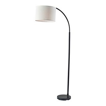 Black & White Arc Floor Lamp