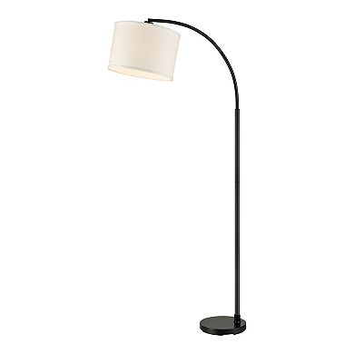 Black & White Arc Floor Lamp