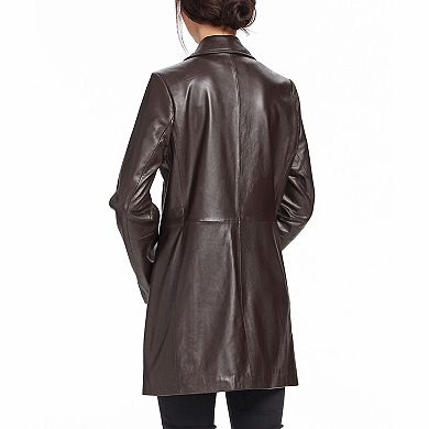 Women's Bgsd Danielle Leather Walking Coat