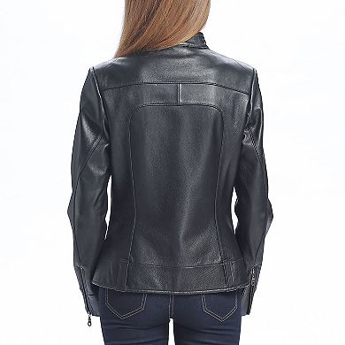 Plus Size Maura Leather Jacket