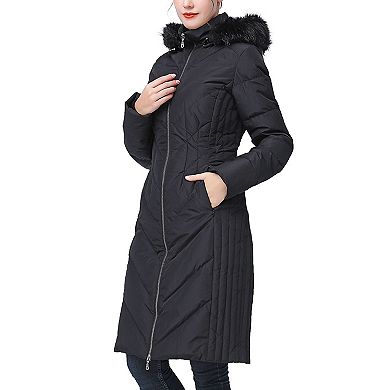 Plus Size Bgsd Gabby Hooded Long Down Coat