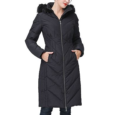 Plus Size Bgsd Gabby Hooded Long Down Coat