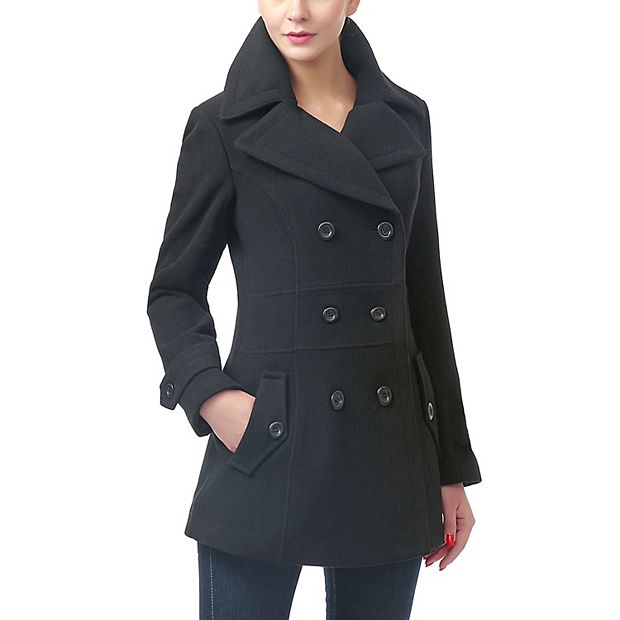 Women s Bgsd Joann Wool Blend Pea Coat