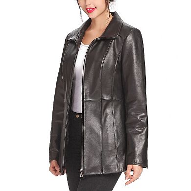 Plus Size Bgsd Becca Leather Jacket