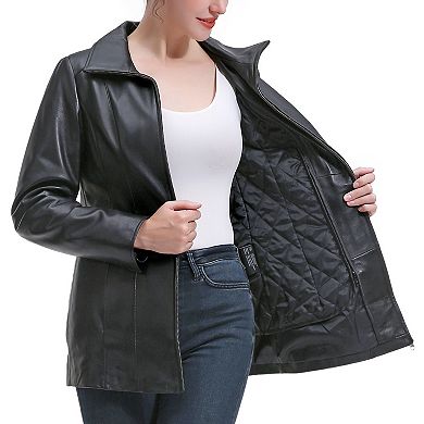 Plus Size Bgsd Becca Leather Jacket