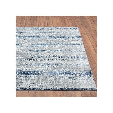 Luxe Weavers Abstract Stripe Area Rug
