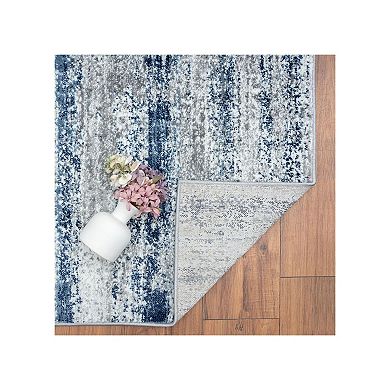 Luxe Weavers Abstract Stripe Area Rug