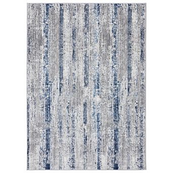 Luxe Weavers Abstract Stripe Area Rug