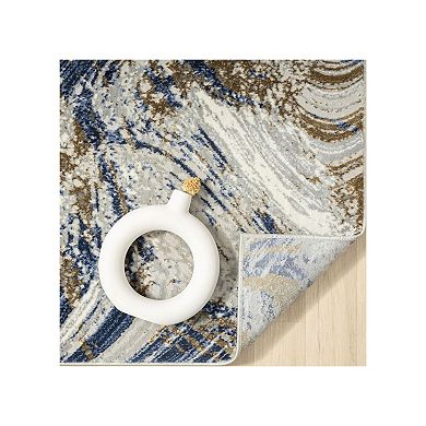 Luxe Weavers Modern Marble Abstract Area Rug