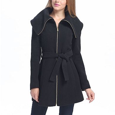 Women's Bgsd Robin Belted Wool Blend Coat