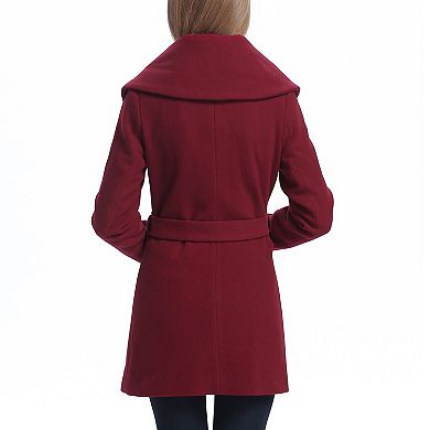 Women's Bgsd Robin Belted Wool Blend Coat