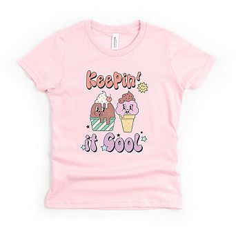 Keepin' It Cool Ice Cream Toddler Short Sleeve Graphic Tee
