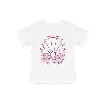 Grow Wild Sun Child Toddler Short Sleeve Graphic Tee