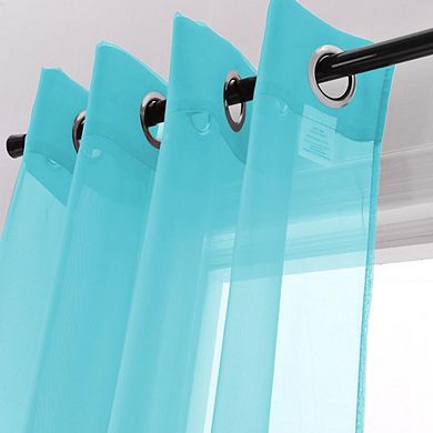 Cara One Sheer Grommet Light Filtering Curtain Panel