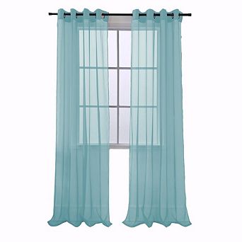 Cara One Sheer Grommet Light Filtering Curtain Panel
