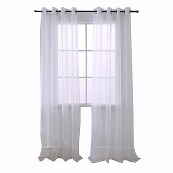 Cara One Sheer Grommet Light Filtering Curtain Panel