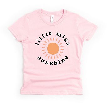 Little Miss Sunshine Sun Toddler Short Sleeve Graphic Tee