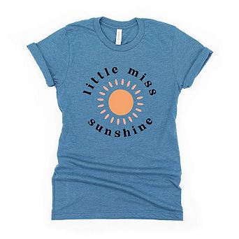 Little Miss Sunshine Sun Toddler Short Sleeve Graphic Tee