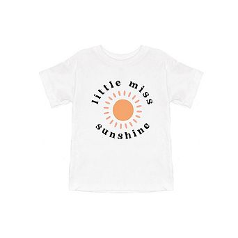 Little Miss Sunshine Sun Toddler Short Sleeve Graphic Tee