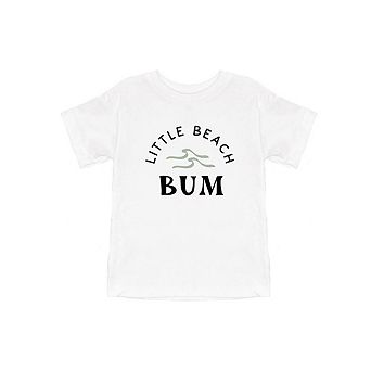 Little Beach Bum Toddler Short Sleeve Graphic Tee