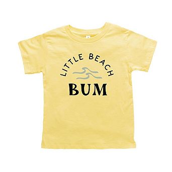 Little Beach Bum Toddler Short Sleeve Graphic Tee