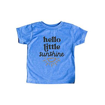 Hello Little Sunshine Toddler Short Sleeve Graphic Tee